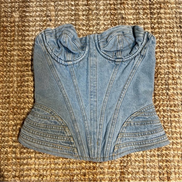 House of CB denim corset top - Picture 6 of 6